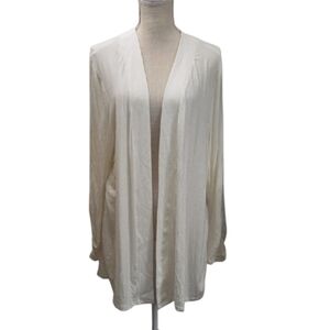 NWT Prescott New York White Knit Cardigan Sweater